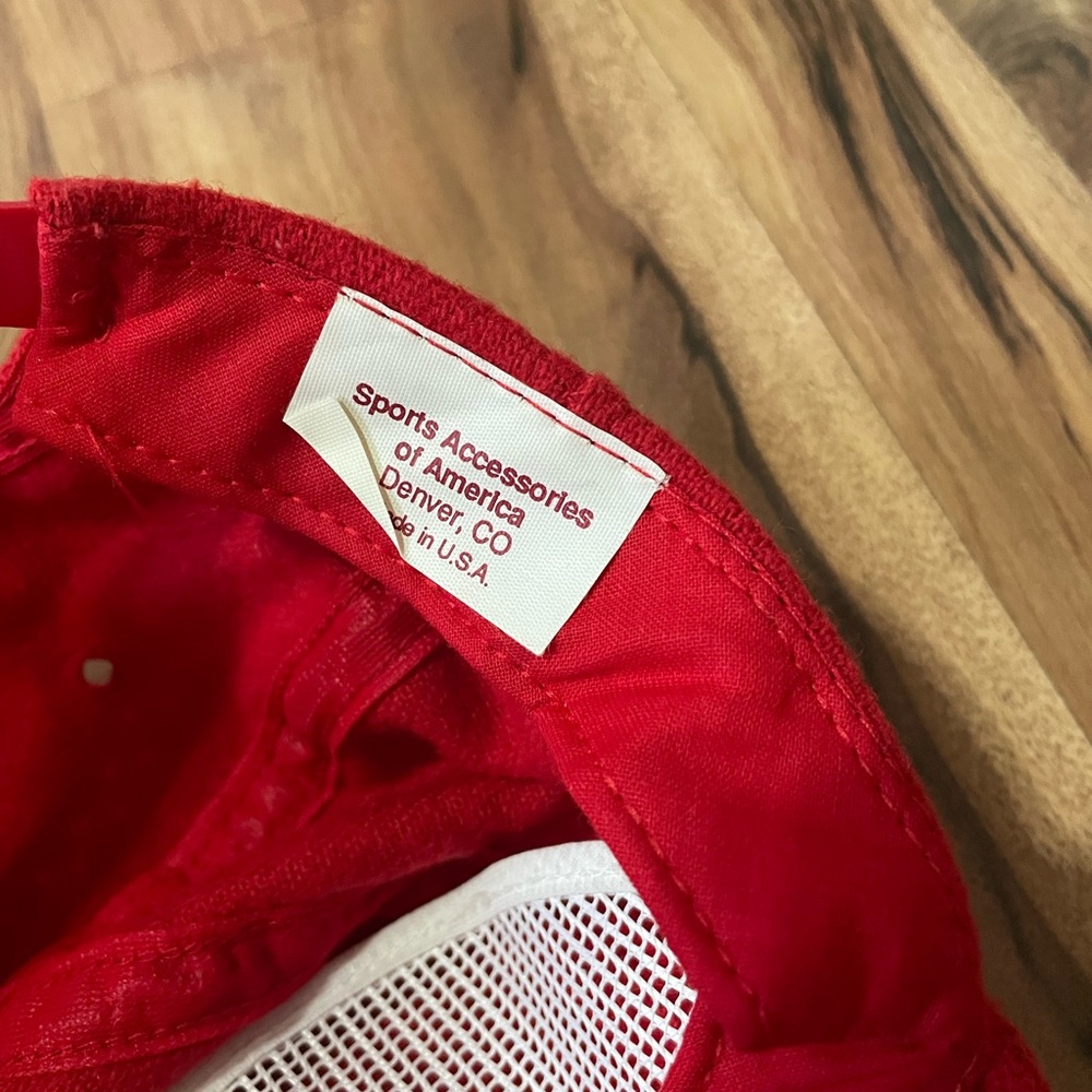 VTG Red Ski Timberline Cap OS - Picture 4 of 7